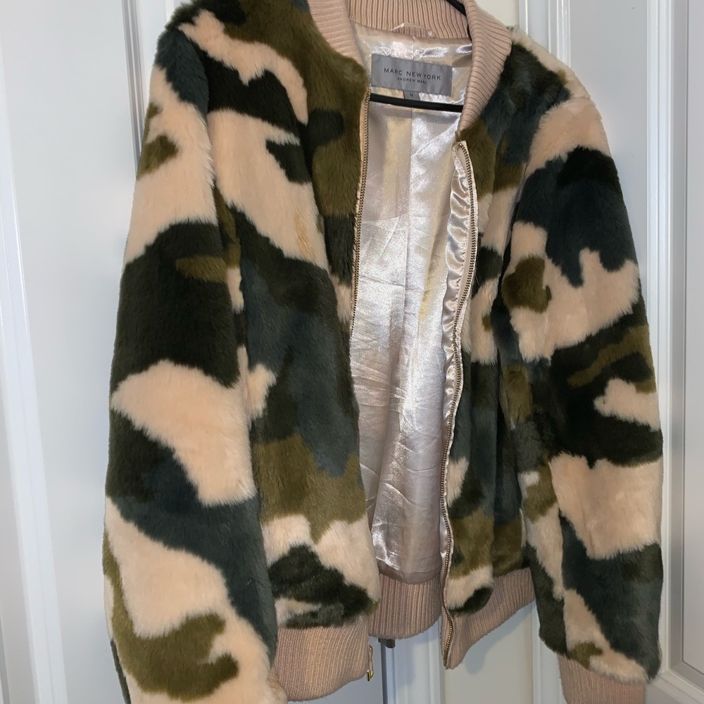 MARC New York Camo Bomber Jacket